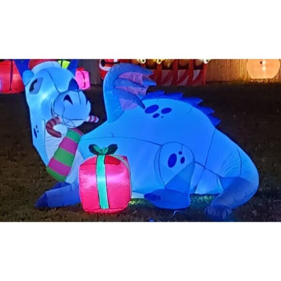 🆕6 FT Long Christmas Inflatable Blow Up Christmas Decorations Outdoor - Picture 3 of 11